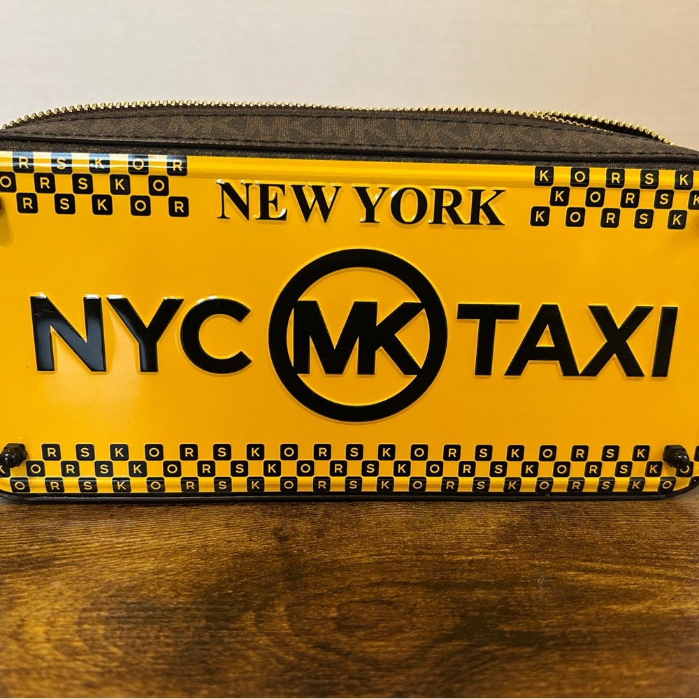 Michael Kors Yellow NYC Taxi Clutch